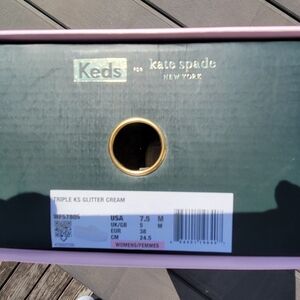 NIB Kate Spade Glitter Keds